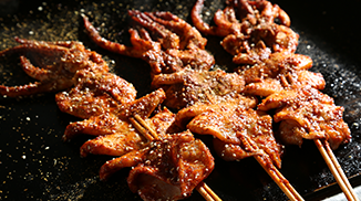 特斯特水產(chǎn)品保水劑制作調(diào)理魷魚(yú)串